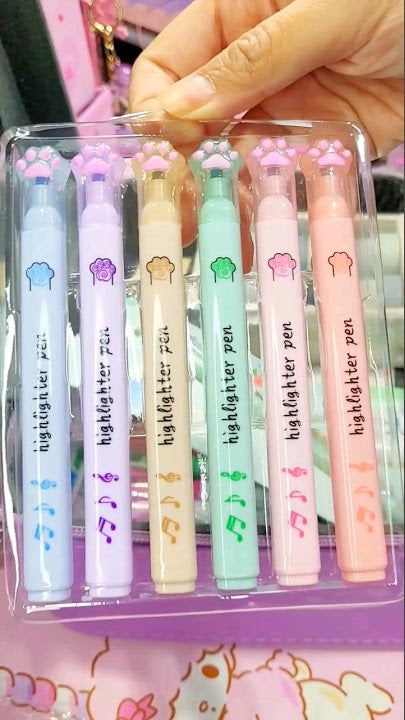 Cute Cat Paw Highlighters