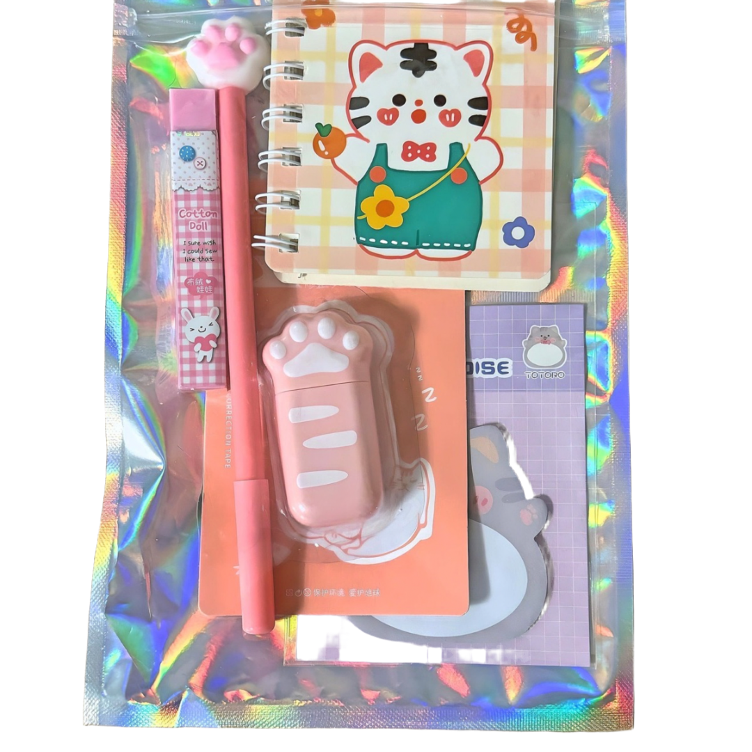 Happy Cat Stationery Set