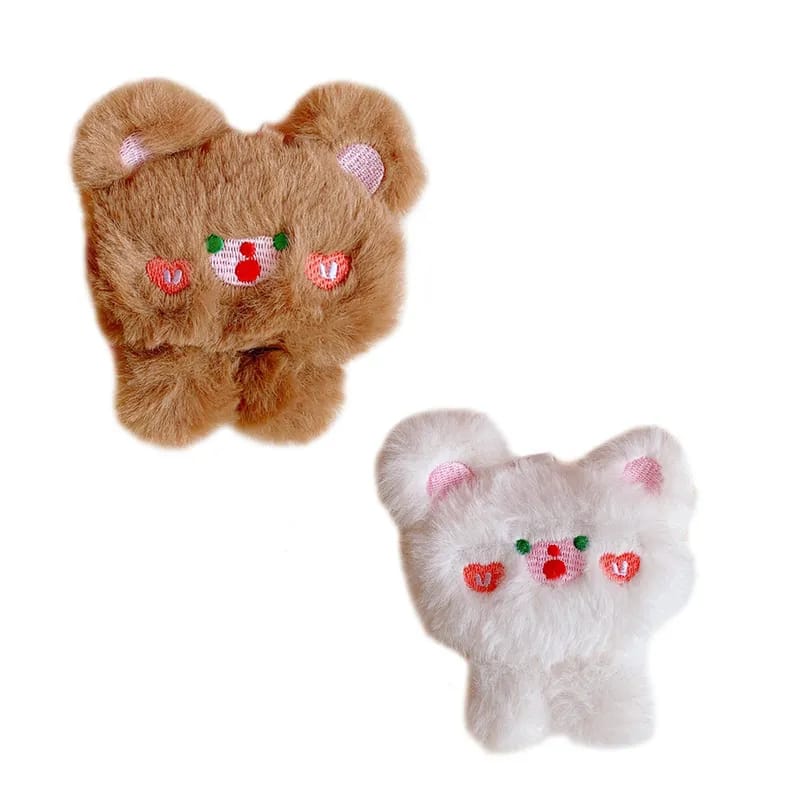 Cute soft kawaii bear plush bag pendant