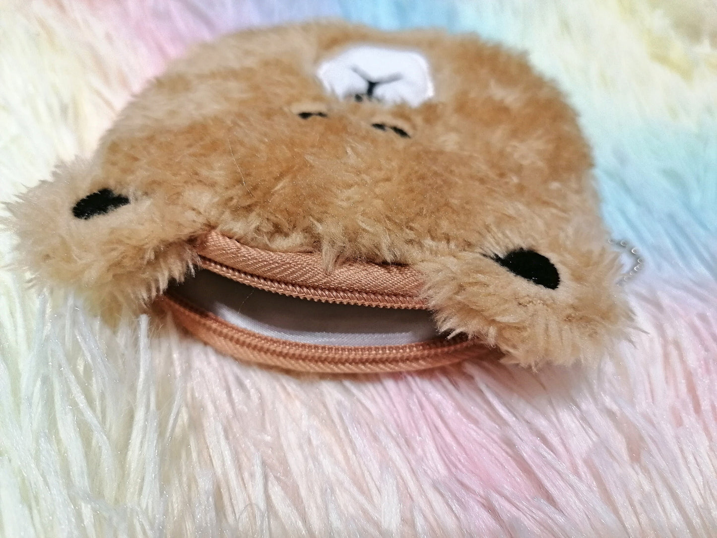 Kawaii Bear Coin |Cartoon Characters Coin purse| Embroidered bag, cute kawaii kitsch bag Anime Stocking Fillers gift for kids