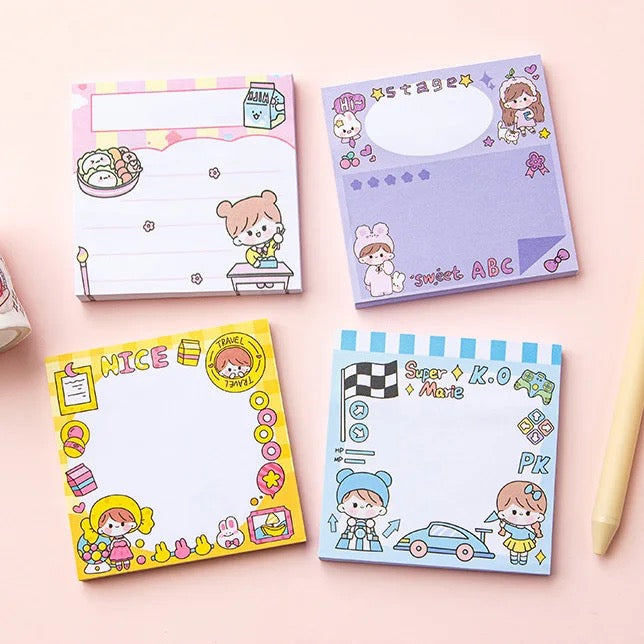 Kawaii Notepads Cute Memo Pads