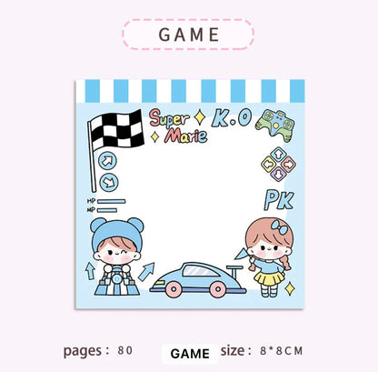 Kawaii Notepads Cute Memo Pads