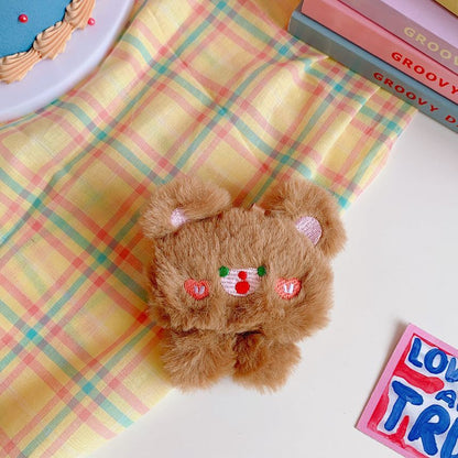 Cute soft kawaii bear plush bag pendant