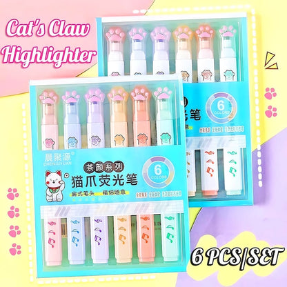 Cute Cat Paw Highlighters