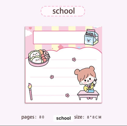 Kawaii Notepads Cute Memo Pads