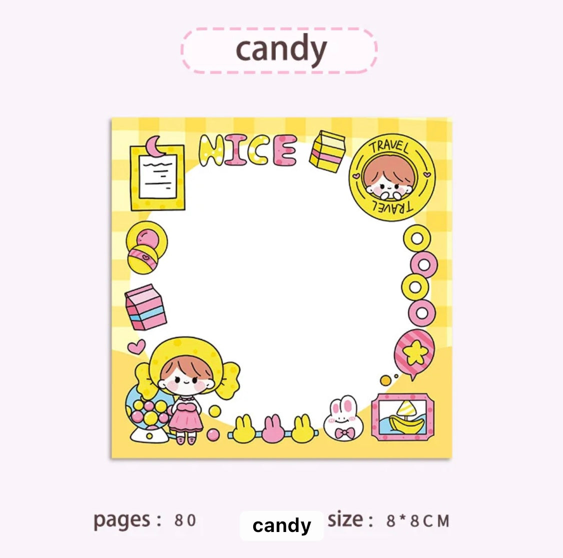 Kawaii Notepads Cute Memo Pads