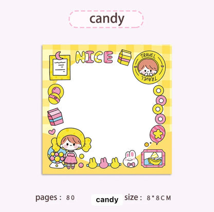 Kawaii Notepads Cute Memo Pads