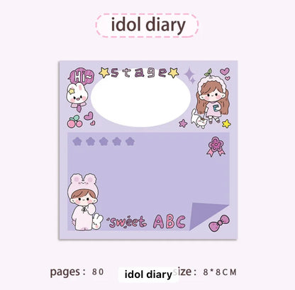 Kawaii Notepads Cute Memo Pads