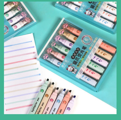 Cute Cat Paw Highlighters