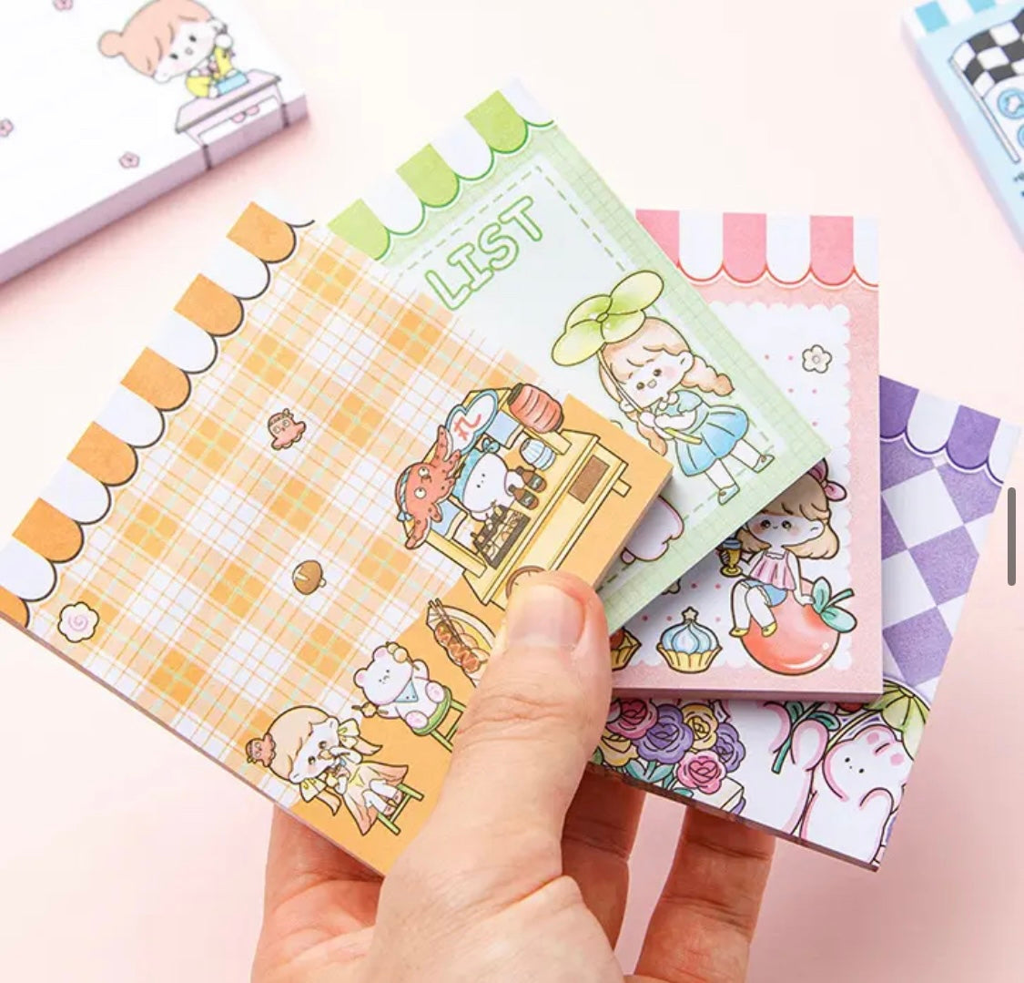 Kawaii Notepads Cute Memo Pads