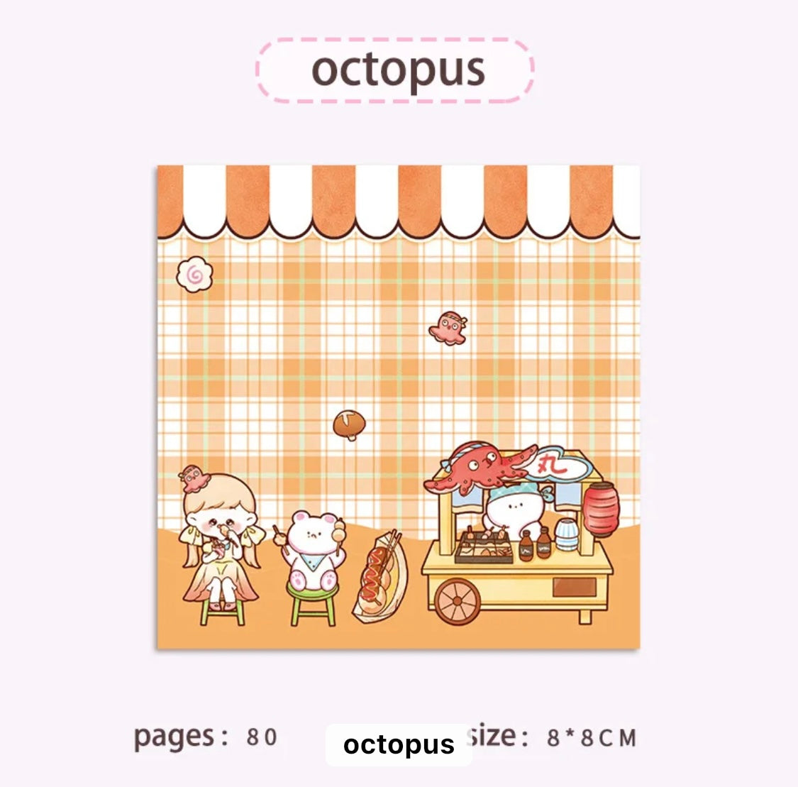 Kawaii Notepads Cute Memo Pads