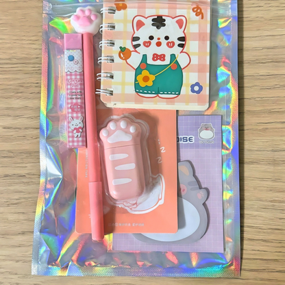 Happy Cat Stationery Set