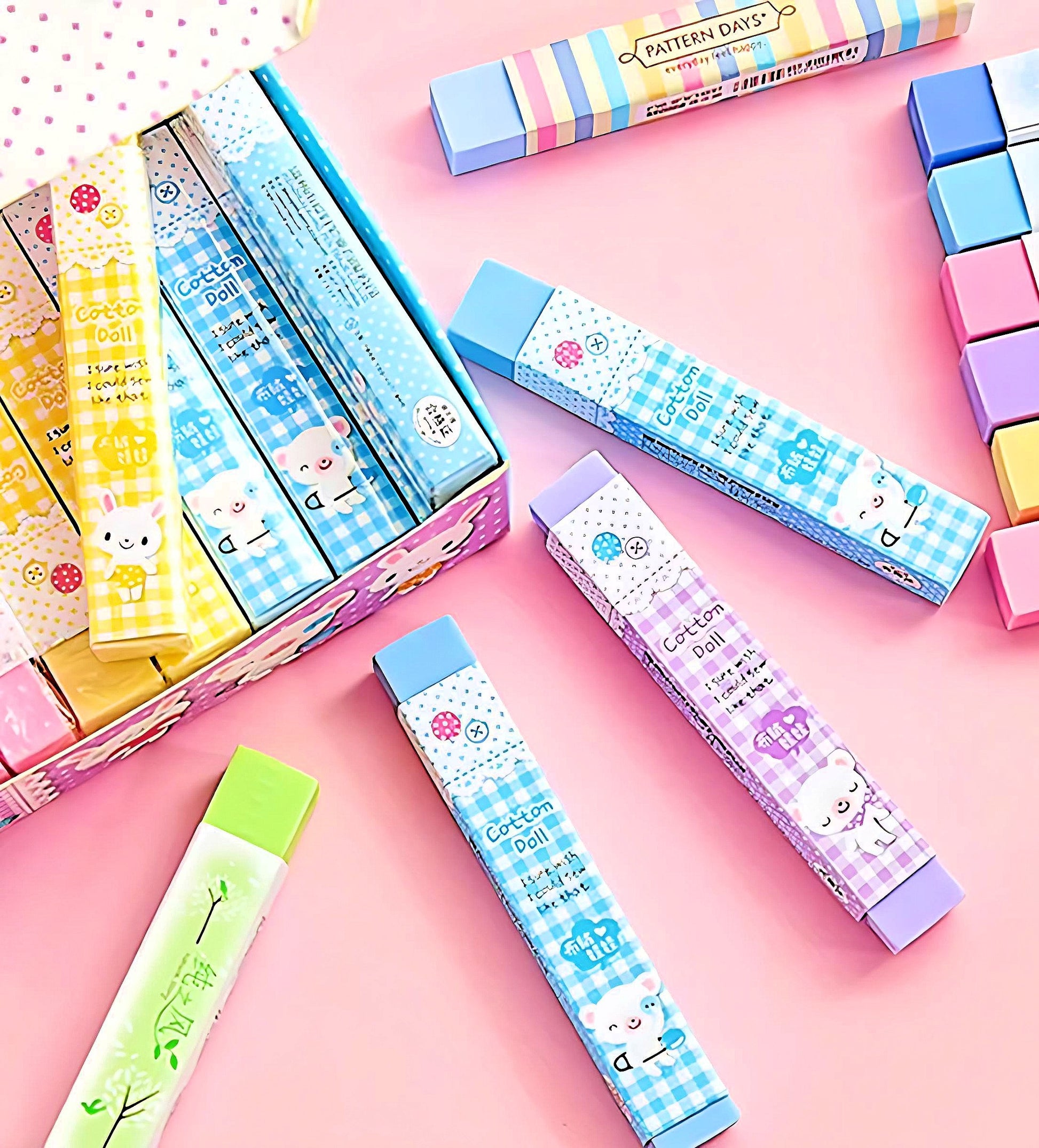 Kawaii Cute Eraser| Pastel Stationery Cute School Stationery Supplies| kawaii kitsch | cute rubbers| kawaii stationary| cute stationery gift