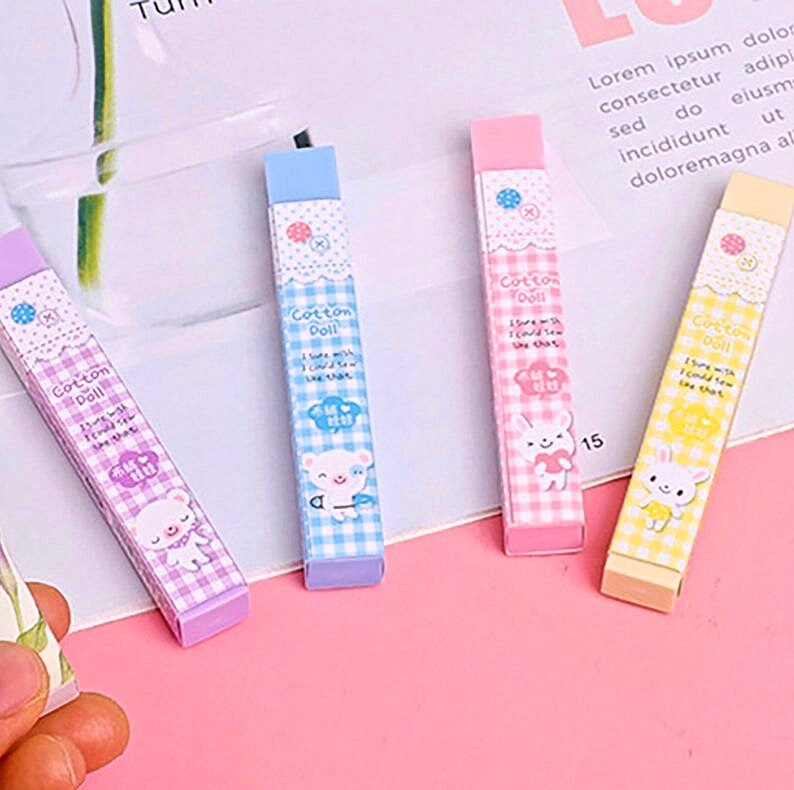 Kawaii Cute Eraser| Pastel Stationery Cute School Stationery Supplies| kawaii kitsch | cute rubbers| kawaii stationary| cute stationery gift