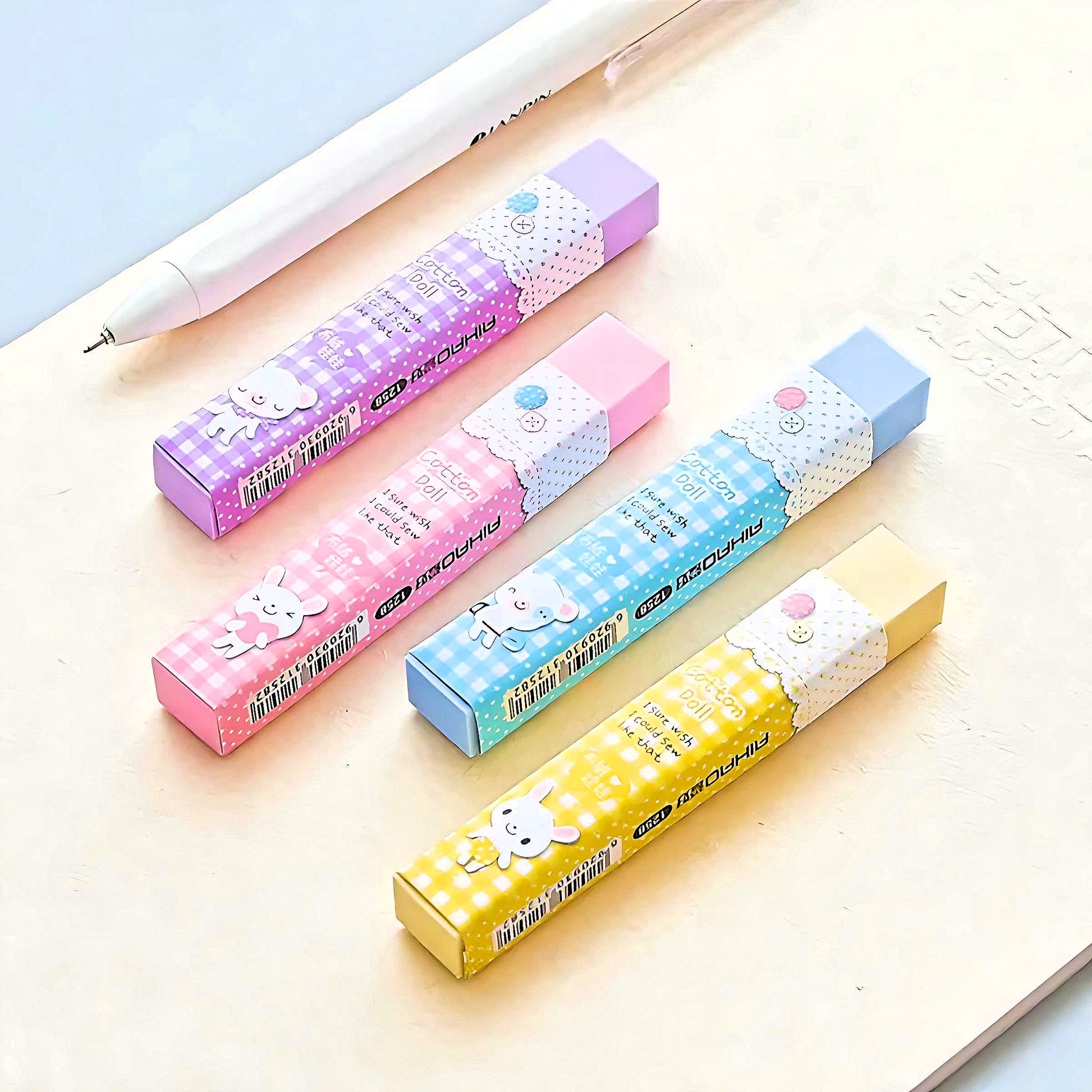 Kawaii Cute Eraser| Pastel Stationery Cute School Stationery Supplies| kawaii kitsch | cute rubbers| kawaii stationary| cute stationery gift