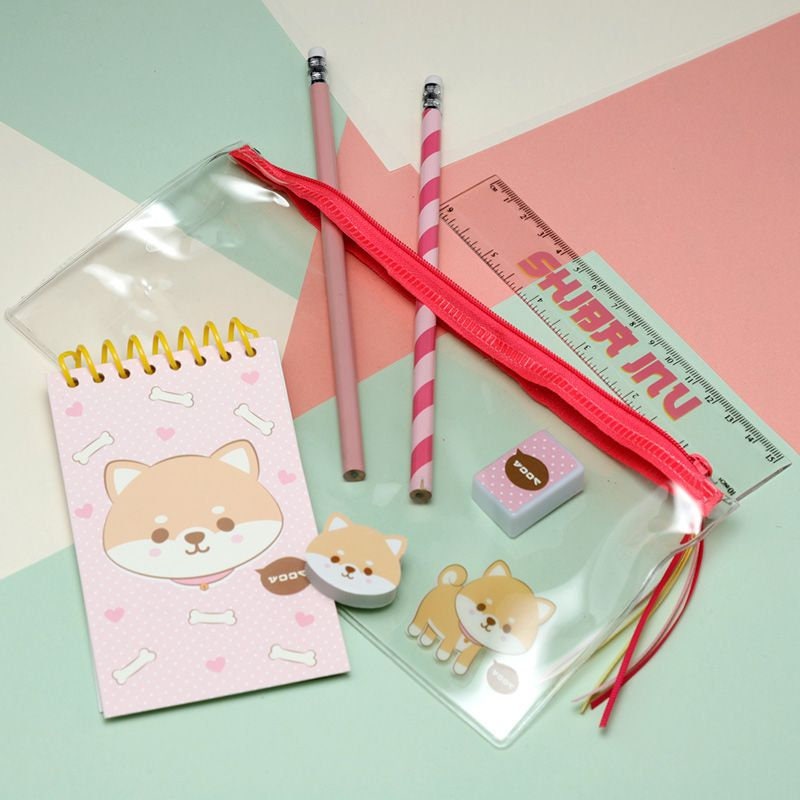 Kawaii Stationery Set 7Pcs| Cute School Supplies| Birthday Gift for Friend | Cute School Supplies| Cheap birthday gift for girls, cute gifts