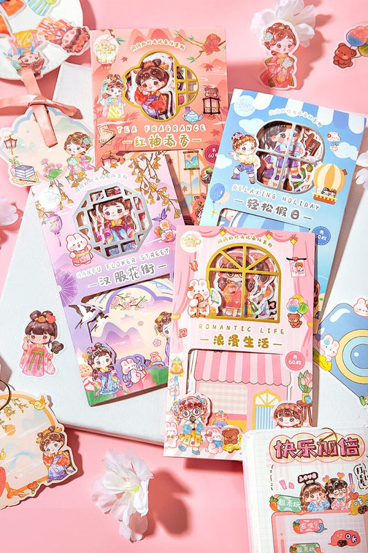 Kawaii Stckers for theme based journals.Keep thekids busythese holidays!!