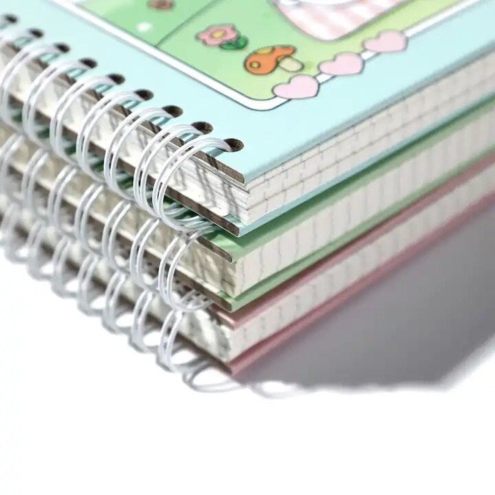 Diary for Kids, Cartoon Graphic Spiral Notebook, Kids Journal Diary, Kawaii Stationery, Cute Gifts for Kids