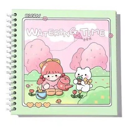 Diary for Kids, Cartoon Graphic Spiral Notebook, Kids Journal Diary, Kawaii Stationery, Cute Gifts for Kids
